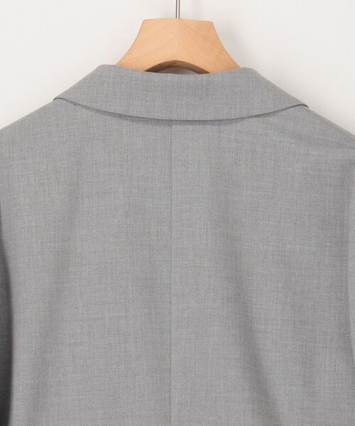 NOLLEY'S LIGHT(ノーリーズライト)の「2wayポプリンテーラードWジャケット(テーラードジャケット・レディース・ネイビー/グレー・36/38)」の22枚目の写真