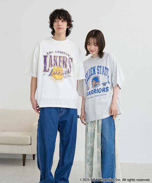 セール】NBA別注ヴィンテージライクプリントTシャツ（Tシャツ