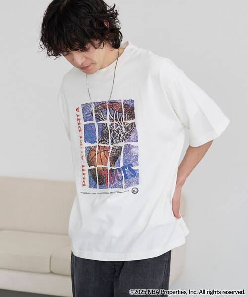 好評につき追加予約】NBA別注ヴィンテージライクプリントTシャツ