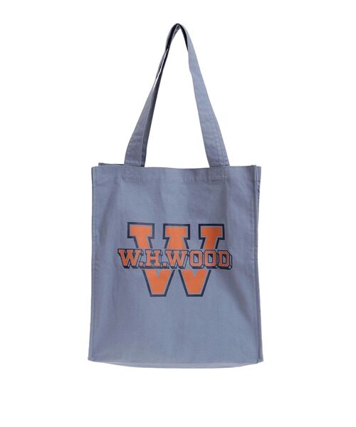 Ungrid（アングリッド）の「RUSSELL別注 ロゴトートBAG（トートバッグ・レディース・オレンジ/ブルー/アイボリー・FREE）」の14枚目の写真