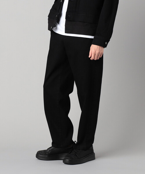 β MEN(ベータメン)の「レイヤード デニムパンツ(デニムパンツ・メンズ・ネイビー/ブラック・L/M)」の1枚目の写真