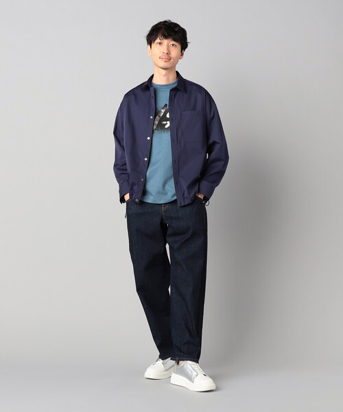 β MEN(ベータメン)の「レイヤード デニムパンツ(デニムパンツ・メンズ・ネイビー/ブラック・L/M)」の9枚目の写真