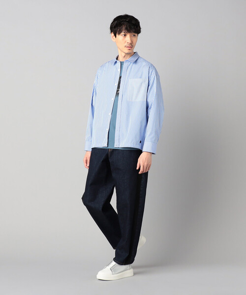 β MEN(ベータメン)の「レイヤード デニムパンツ(デニムパンツ・メンズ・ネイビー/ブラック・L/M)」の11枚目の写真