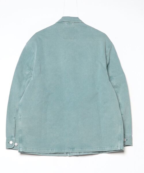 EMPORIO ARMANI(エンポリオアルマーニ)の「【エンポリオ アルマーニ】ASV Peaceカプセルコレクション ジャケット コンフォートコットン ヴィンテージ調グログラン(デニムジャケット・メンズ・ブルー系・SMALL/MEDIUM/LARGE)」の10枚目の写真