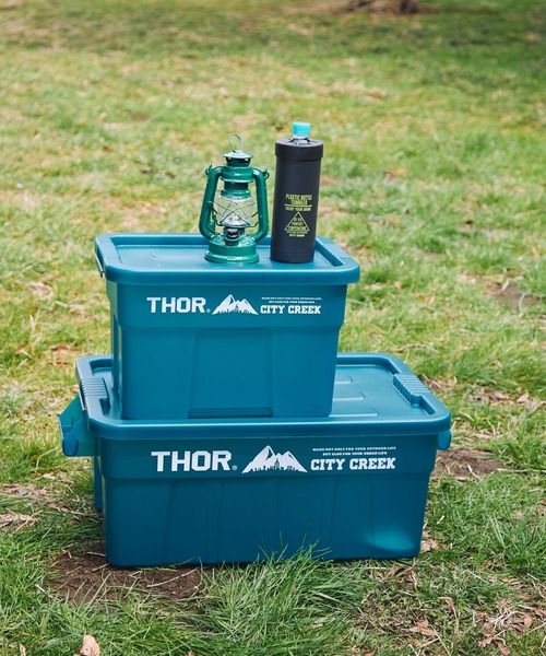 THOR x CITY CREEK 】LARGE TOTE WITH LID 53L（収納グッズ）｜niko