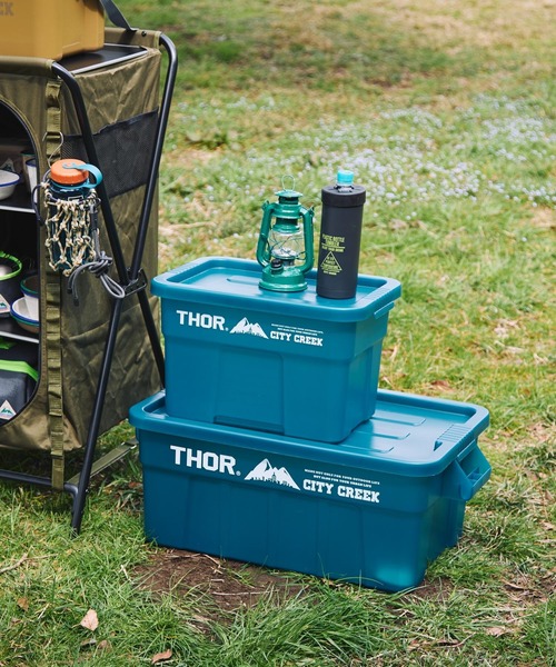 THOR x CITY CREEK 】LARGE TOTE WITH LID 53L（収納グッズ）｜niko