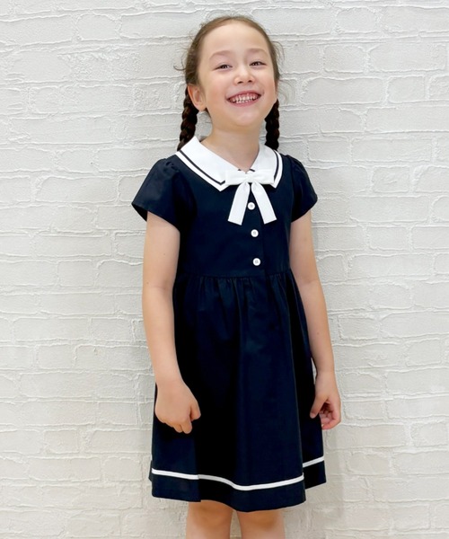 CHOPIN  ショパン　ワンピース　入学式 CHOPIN 入学式 卒園式 スーツ 女の子 ワンピース ネイビー