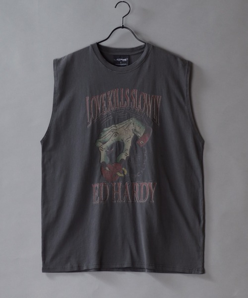 セール】Ed Hardy/エド・ハーディー ピグメント加工 ヴィンテージ