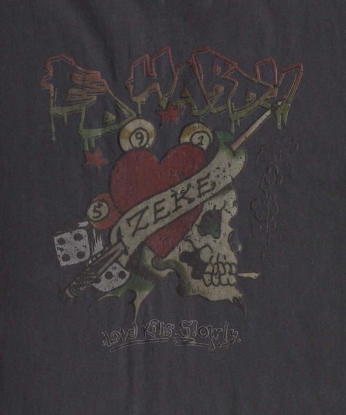 Ed Hardy（エドハーディー）の「Ed Hardy/エド・ハーディー ピグメント加工 ヴィンテージライク ロックプリント ノースリーブシャツ タンクトップ（タンクトップ・メンズ・グレー系その他/チャコール/グレー系その他2/グレー系その他3/グレー系その他4/グレー系その他5・M/L）」の12枚目の写真