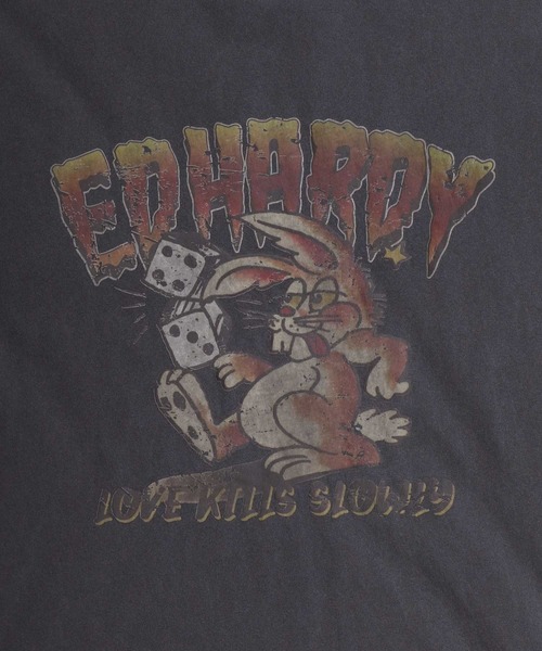 Ed Hardy（エドハーディー）の「Ed Hardy/エド・ハーディー ピグメント加工 ヴィンテージライク ロックプリント ノースリーブシャツ タンクトップ（タンクトップ・メンズ・グレー系その他/チャコール/グレー系その他2/グレー系その他3/グレー系その他4/グレー系その他5・M/L）」の10枚目の写真