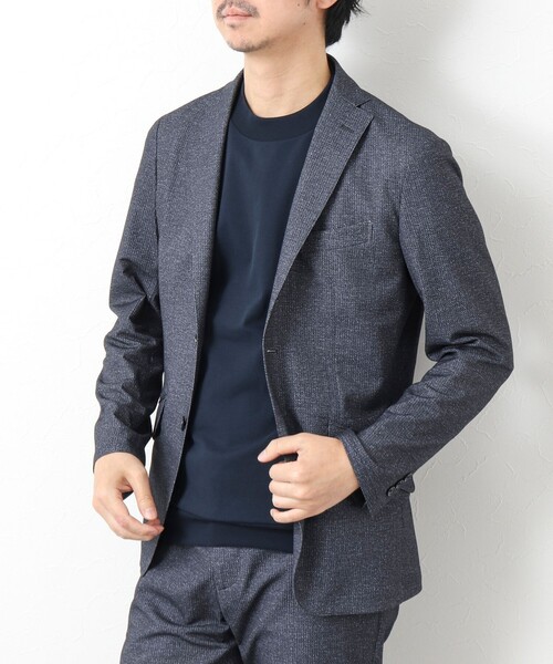 NOLLEY’S（ノーリーズ）の「《ビジカジ対応》【Quattro Seven】《吸水速乾/UVカット》カノコドレスT 25SS（Tシャツ/カットソー・メンズ・ホワイト/ネイビー/グレー/グレイッシュベージュ/サックスブルー・M/L/XL/S）」の20枚目の写真