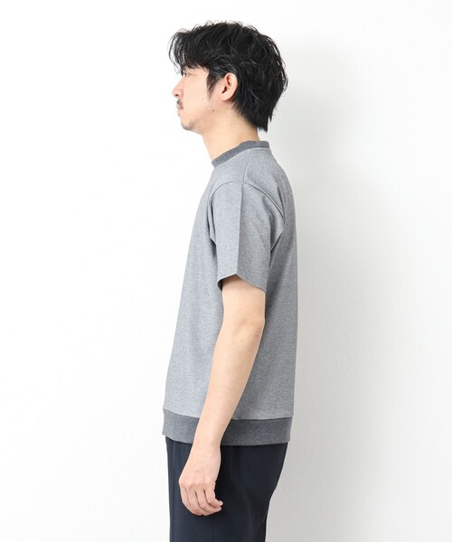 NOLLEY’S（ノーリーズ）の「《ビジカジ対応》【Quattro Seven】《吸水速乾/UVカット》カノコドレスT 25SS（Tシャツ/カットソー・メンズ・ホワイト/ネイビー/グレー/グレイッシュベージュ/サックスブルー・M/L/XL/S）」の18枚目の写真
