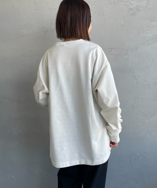 NANGA/ナンガ] 袖プリント ロングスリーブTシャツ（Tシャツ