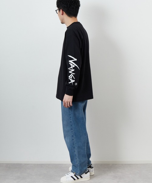 NANGA（ナンガ）の「[NANGA/ナンガ] 袖プリント ロングスリーブＴシャツ（Tシャツ/カットソー・レディース・ブラック/ホワイト・S/M/L）」の20枚目の写真