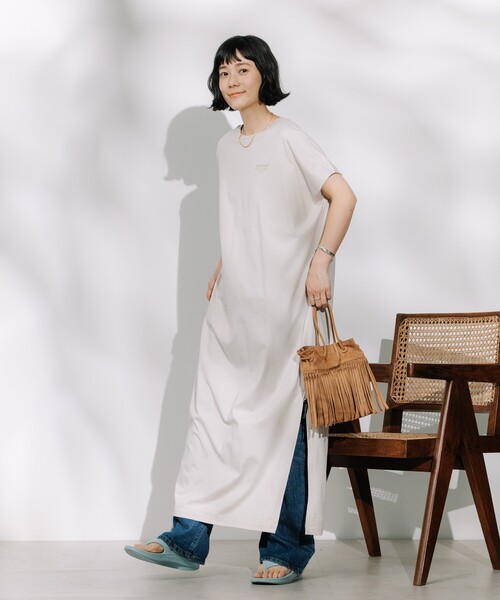 e◡̈⃝︎eです　新品 americana ワンピ アメリカーナ Americana × FREAK'S STORE/アメリカーナ 別注 サイドジップ