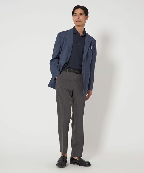 gim（ジム）の「＜gim＞25SS アメリカンシーアイランドコットン ポロシャツ（ポロシャツ・メンズ・ダークグレー/ネイビー/ロイヤルブルー/ライラック・L/M/S/XL）」の13枚目の写真