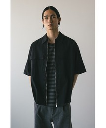 STYLEMIXER（スタイルミキサー）の「シアサッカージップシャツ（シャツ/ブラウス）」