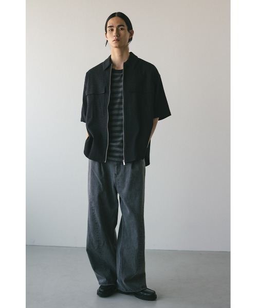 【STYLEMIXER】フラップデザインシャツ STYLEMIXER（スタイルミキサー）の「フラップデザインシャツ