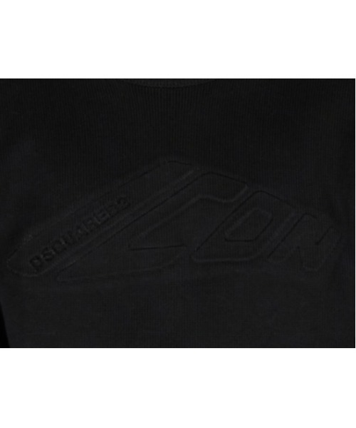 DSQUARED2（ディースクエアード）の「Icon Jumper Cotton Jersey /0251（スウェット・メンズ・ブラック・S/M/L/XL）」の3枚目の写真