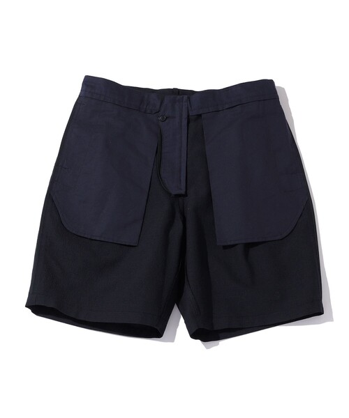 SHIPS（シップス）の「Southwick: Gate Label TW エンボス 1プリーツ ショーツ（その他パンツ・メンズ・ネイビー・SMALL/MEDIUM/LARGE/X-LARGE）」の3枚目の写真