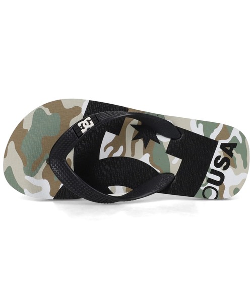 DC SHOES(ディーシーシューズ)の「SPRAY GRAFFIK/DCキッズビーサン(ビーチサンダル)(サンダル・キッズ・ブラック×ホワイト/ブラック系その他/レインボー・18cm/19cm/20cm/21cm/22cm/23cm/24cm)」の6枚目の写真