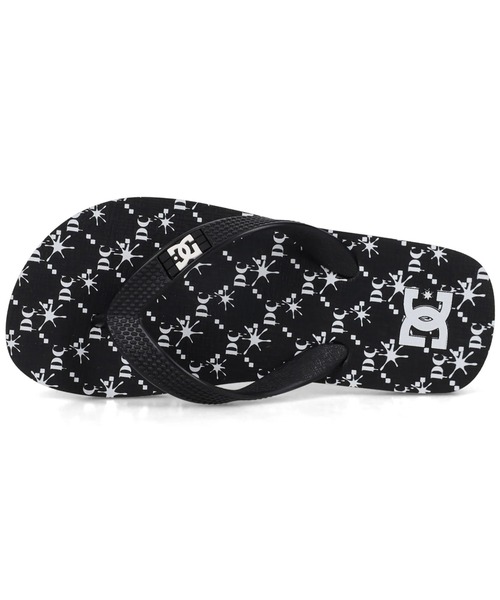 DC SHOES(ディーシーシューズ)の「SPRAY GRAFFIK/DCキッズビーサン(ビーチサンダル)(サンダル・キッズ・ブラック×ホワイト/ブラック系その他/レインボー・18cm/19cm/20cm/21cm/22cm/23cm/24cm)」の12枚目の写真