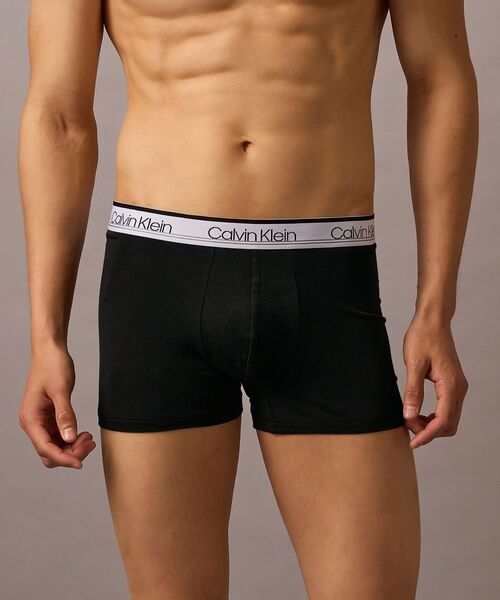 Calvin Klein(カルバン・クライン)の「ボクサーパンツ(3枚パック) - Cotton Stretch WB Variety PK トランクス(ボクサーパンツ・メンズ・グレー系その他/ブラック/グレー系その他2/マルチ/その他・M/S/L/XL)」の18枚目の写真