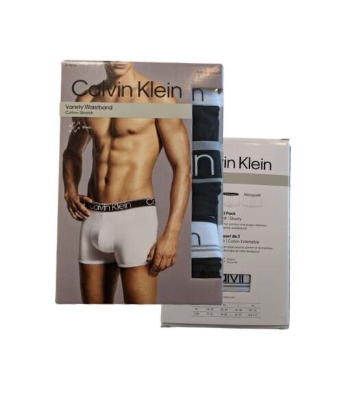 Calvin Klein(カルバン・クライン)の「ボクサーパンツ(3枚パック) - Cotton Stretch WB Variety PK トランクス(ボクサーパンツ・メンズ・グレー系その他/ブラック/グレー系その他2/マルチ/その他・M/S/L/XL)」の22枚目の写真