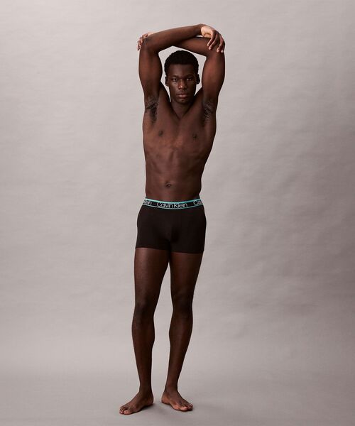 Calvin Klein(カルバン・クライン)の「ボクサーパンツ(3枚パック) - Cotton Stretch WB Variety PK トランクス(ボクサーパンツ・メンズ・グレー系その他/ブラック/グレー系その他2/マルチ/その他・M/S/L/XL)」の11枚目の写真