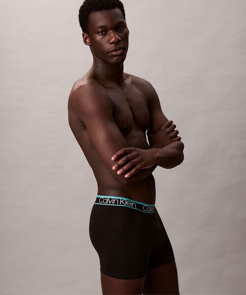 Calvin Klein(カルバン・クライン)の「ボクサーパンツ(3枚パック) - Cotton Stretch WB Variety PK トランクス(ボクサーパンツ・メンズ・グレー系その他/ブラック/グレー系その他2/マルチ/その他・M/S/L/XL)」の13枚目の写真