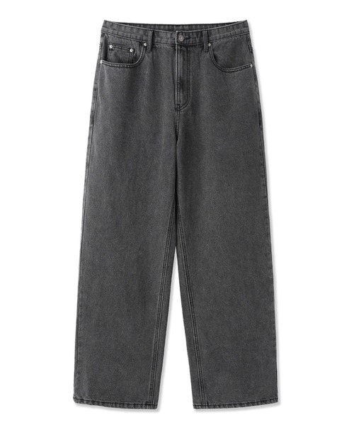 OY(オーワイ)の「『OY/オーワイ』 LOOSE BAGGY PANTS/ルーズバギーパンツ(デニムパンツ・レディース・グレー・S/M/L)」の7枚目の写真