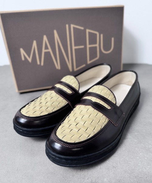 4B1【MANEBU】VOVO FACE SKIN×MESH マネブ（ローファー