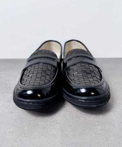 MANEBU（マネブ）の「4B1【MANEBU】VOVO FACE SKIN×MESH マネブ（ローファー・メンズ・ブラック/ブラウン・41/42/43）」の11枚目の写真