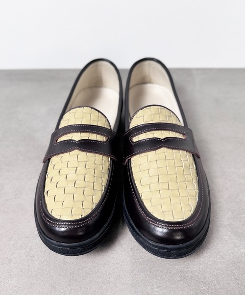 MANEBU（マネブ）の「4B1【MANEBU】VOVO FACE SKIN×MESH マネブ（ローファー・メンズ・ブラック/ブラウン・41/42/43）」の16枚目の写真