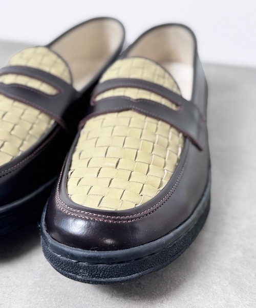 MANEBU（マネブ）の「4B1【MANEBU】VOVO FACE SKIN×MESH マネブ（ローファー・メンズ・ブラック/ブラウン・41/42/43）」の17枚目の写真