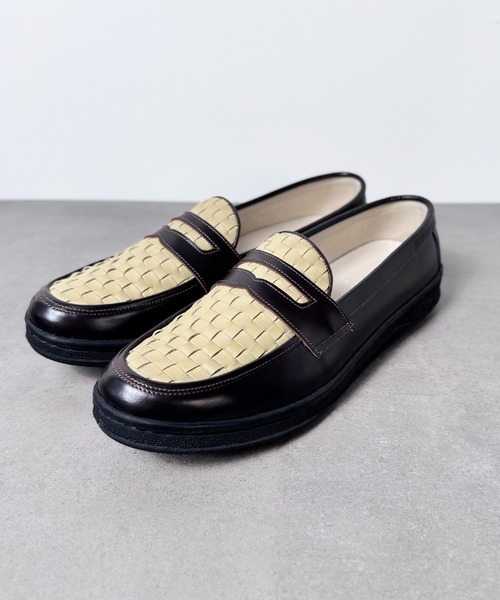 MANEBU（マネブ）の「4B1【MANEBU】VOVO FACE SKIN×MESH マネブ（ローファー・メンズ・ブラック/ブラウン・41/42/43）」の18枚目の写真