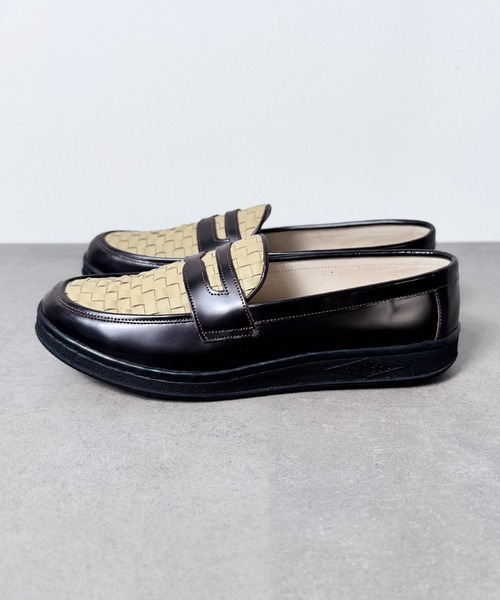 MANEBU（マネブ）の「4B1【MANEBU】VOVO FACE SKIN×MESH マネブ（ローファー・メンズ・ブラック/ブラウン・41/42/43）」の19枚目の写真