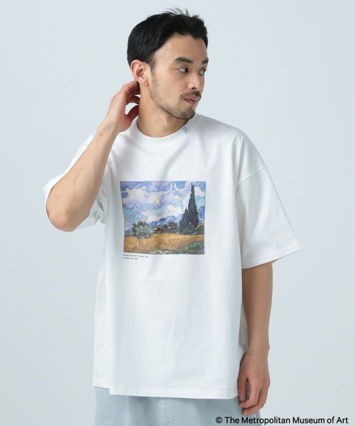 BAYFLOW（ベイフロー）の「【The Met/メトロポリタン美術館】グラフィックTシャツ（Tシャツ/カットソー・メンズ・ホワイト/ホワイト系その他/ブラック/ホワイト系その他2/ブラック系その他・MEDIUM/LARGE）」の8枚目の写真