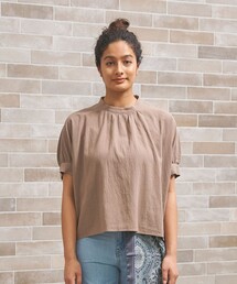 【WOMEN】バックドレープドルマン ブラウス