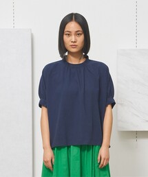 【WOMEN】バックドレープドルマン ブラウス