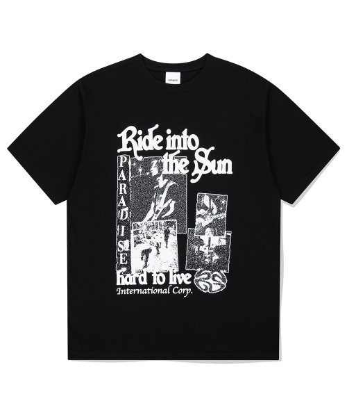 MAHAGRID(マハグリッド)の「『mahagrid/マハグリッド』RIDE TEE /ライド Tシャツ(Tシャツ/カットソー・メンズ・ネイビー/ブラック・L/M)」の2枚目の写真