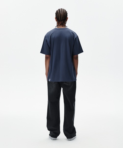 MAHAGRID(マハグリッド)の「『mahagrid/マハグリッド』RIDE TEE /ライド Tシャツ(Tシャツ/カットソー・メンズ・ネイビー/ブラック・L/M)」の8枚目の写真