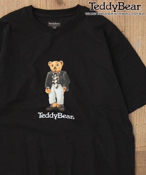 coen(コーエン)の「Teddy Bear(テディベア)別注プリントTシャツ(Tシャツ/カットソー・メンズ・ホワイト/ブラック/その他1/その他2・S/M/L/XL)」の4枚目の写真