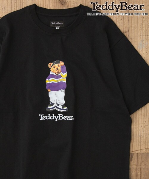 coen(コーエン)の「Teddy Bear(テディベア)別注プリントTシャツ(Tシャツ/カットソー・メンズ・ホワイト/ブラック/その他1/その他2・S/M/L/XL)」の2枚目の写真
