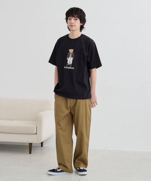 coen(コーエン)の「Teddy Bear(テディベア)別注プリントTシャツ(Tシャツ/カットソー・メンズ・ホワイト/ブラック/その他1/その他2・S/M/L/XL)」の11枚目の写真