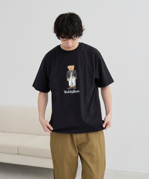 coen(コーエン)の「Teddy Bear(テディベア)別注プリントTシャツ(Tシャツ/カットソー・メンズ・ホワイト/ブラック/その他1/その他2・S/M/L/XL)」の14枚目の写真