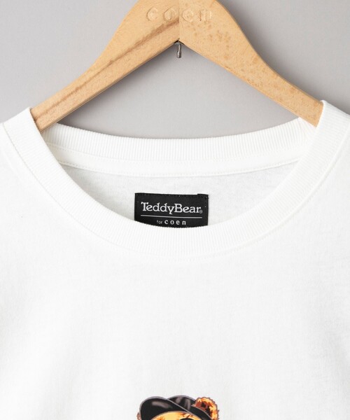 coen(コーエン)の「Teddy Bear(テディベア)別注プリントTシャツ(Tシャツ/カットソー・メンズ・ホワイト/ブラック/その他1/その他2・S/M/L/XL)」の17枚目の写真