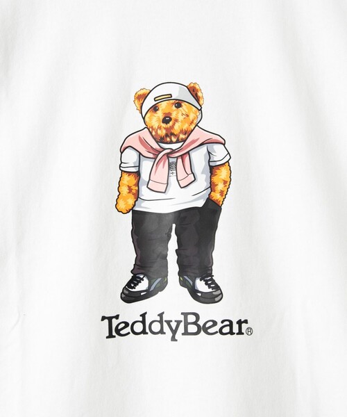 coen(コーエン)の「Teddy Bear(テディベア)別注プリントTシャツ(Tシャツ/カットソー・メンズ・ホワイト/ブラック/その他1/その他2・S/M/L/XL)」の18枚目の写真
