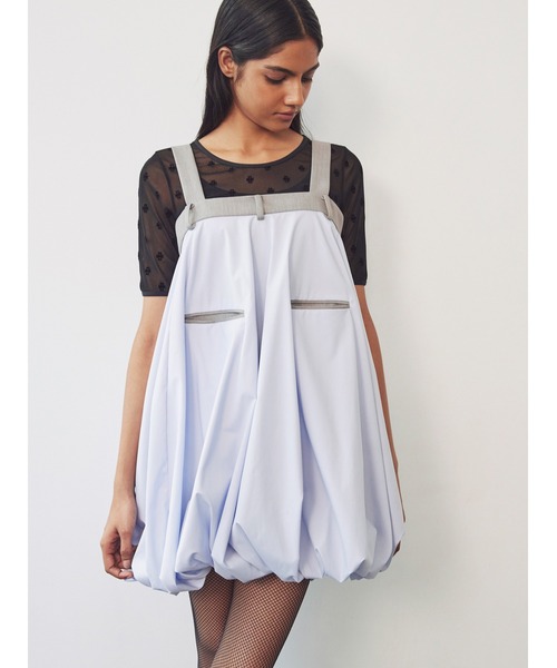 SORIN(ソリン )の「Combination Puff Mini Dress(ワンピース・レディース・グレー/チェック/ダークネイビー・38)」の7枚目の写真