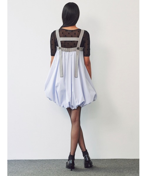 SORIN(ソリン )の「Combination Puff Mini Dress(ワンピース・レディース・グレー/チェック/ダークネイビー・38)」の10枚目の写真